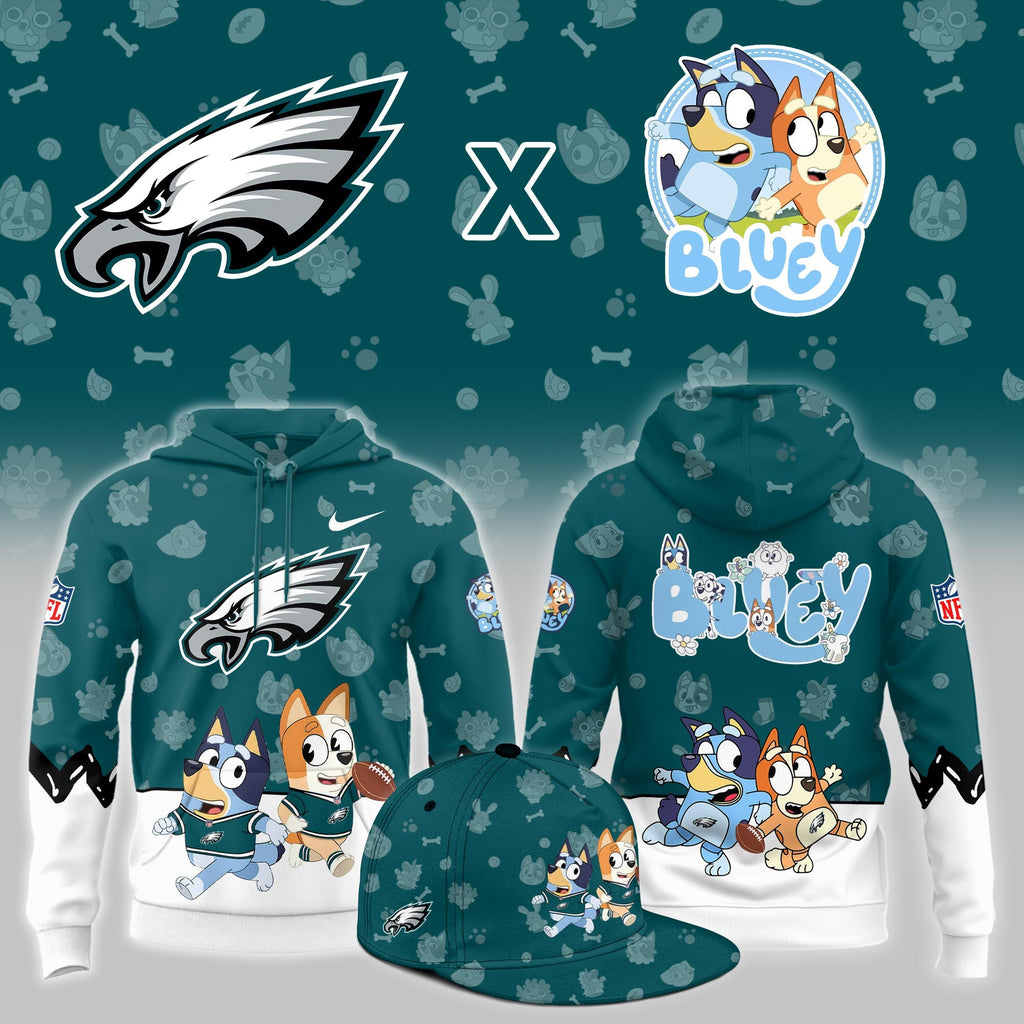 P.Eagles x Bluey Night Limited Hoodie