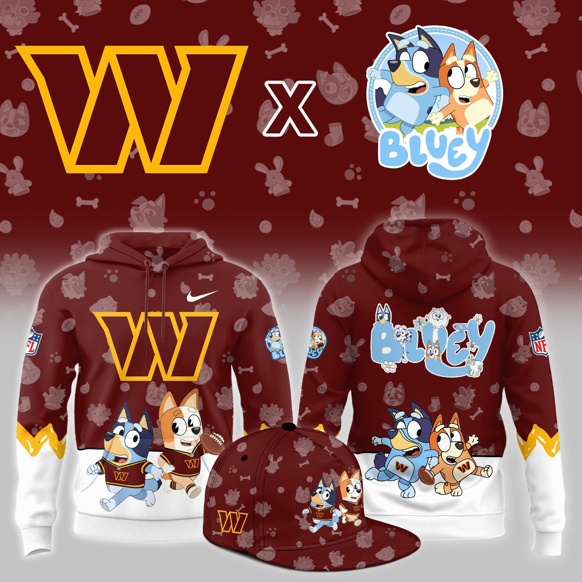 W.Commanders x Bluey Limited Hoodie
