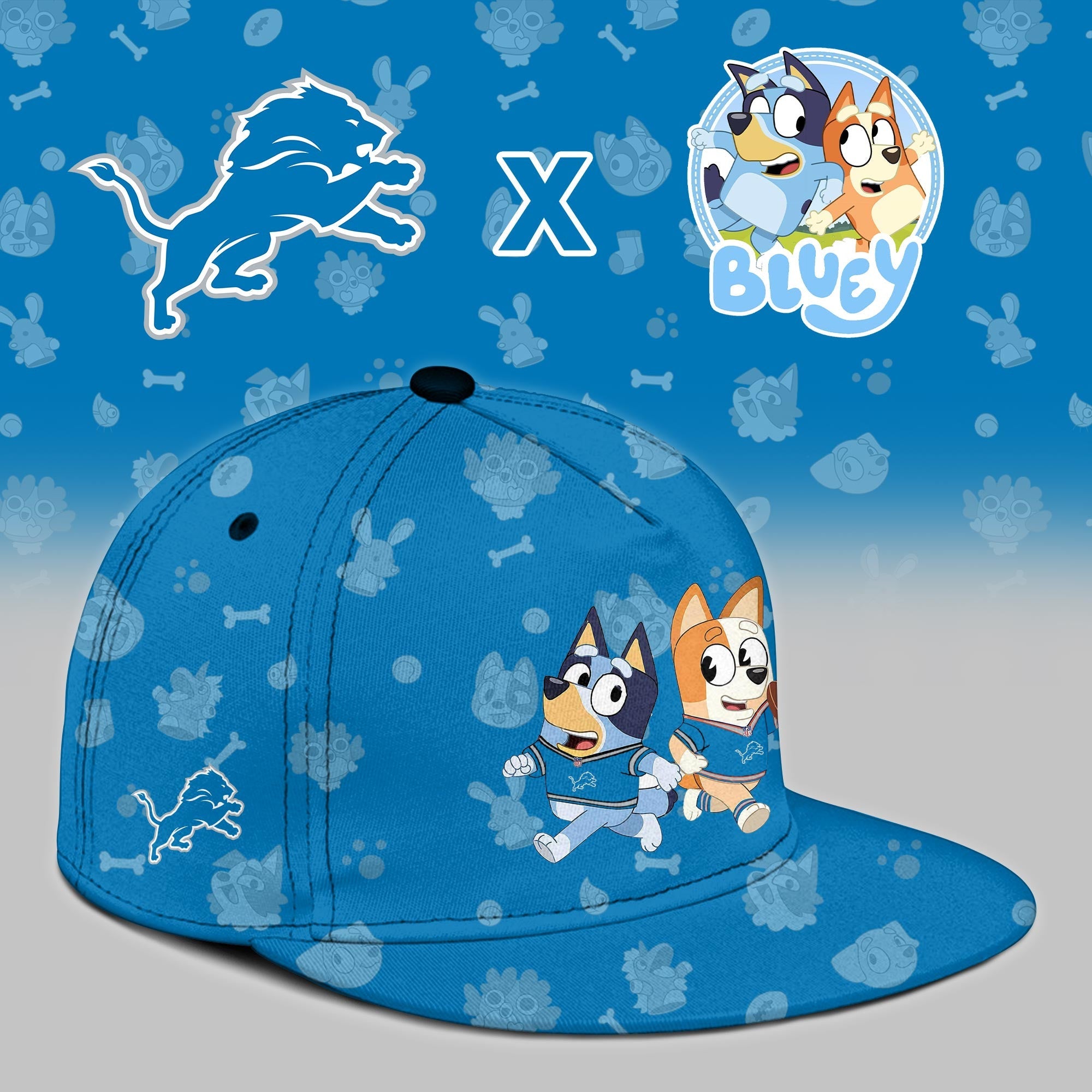 D.Lions x Bluey Night Limited Hoodie