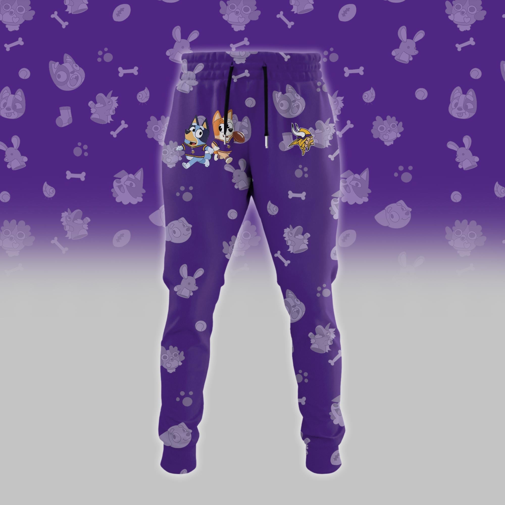 M.Vikings x Bluey Night Limited Hoodie