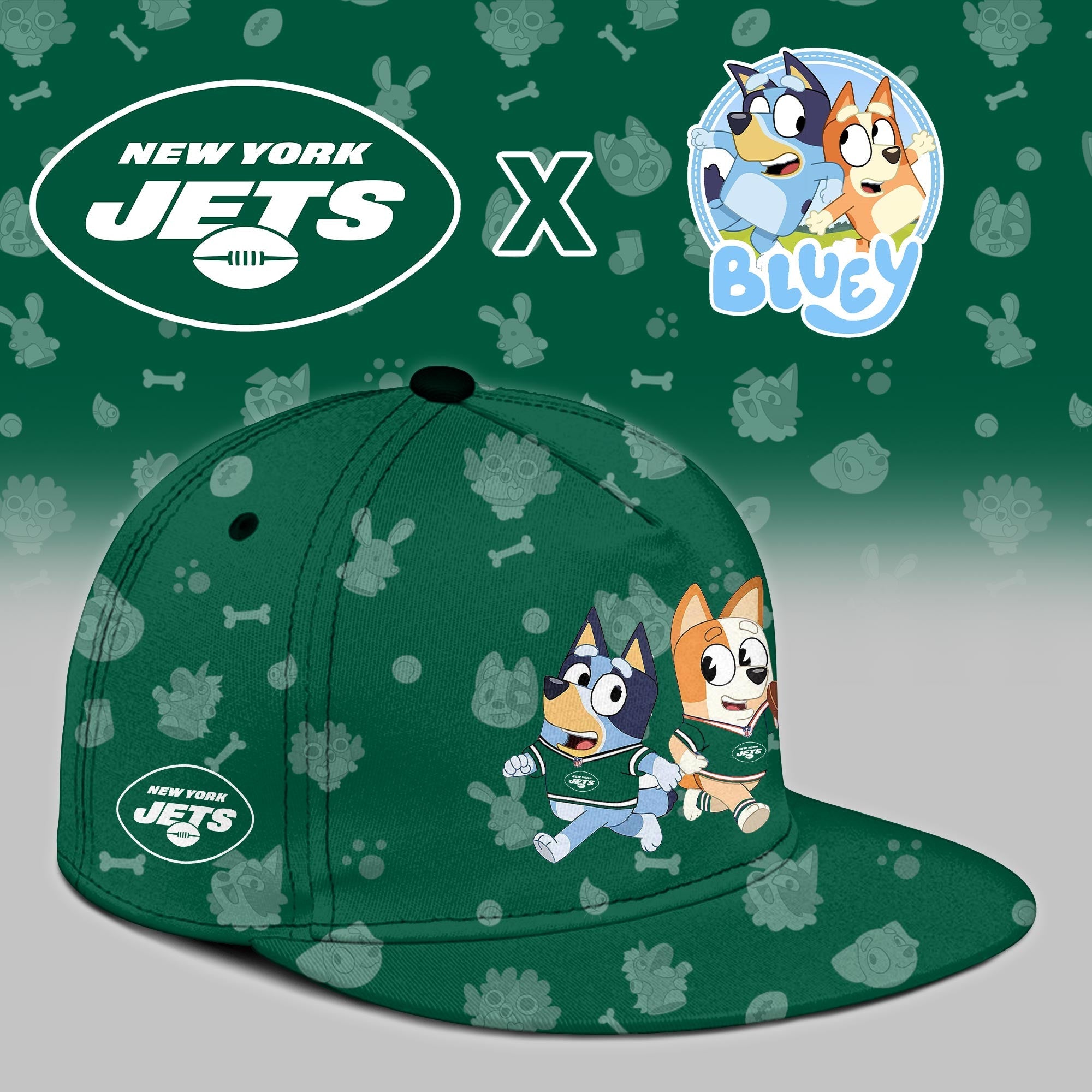 NY.Jets x Bluey Night Limited Hoodie