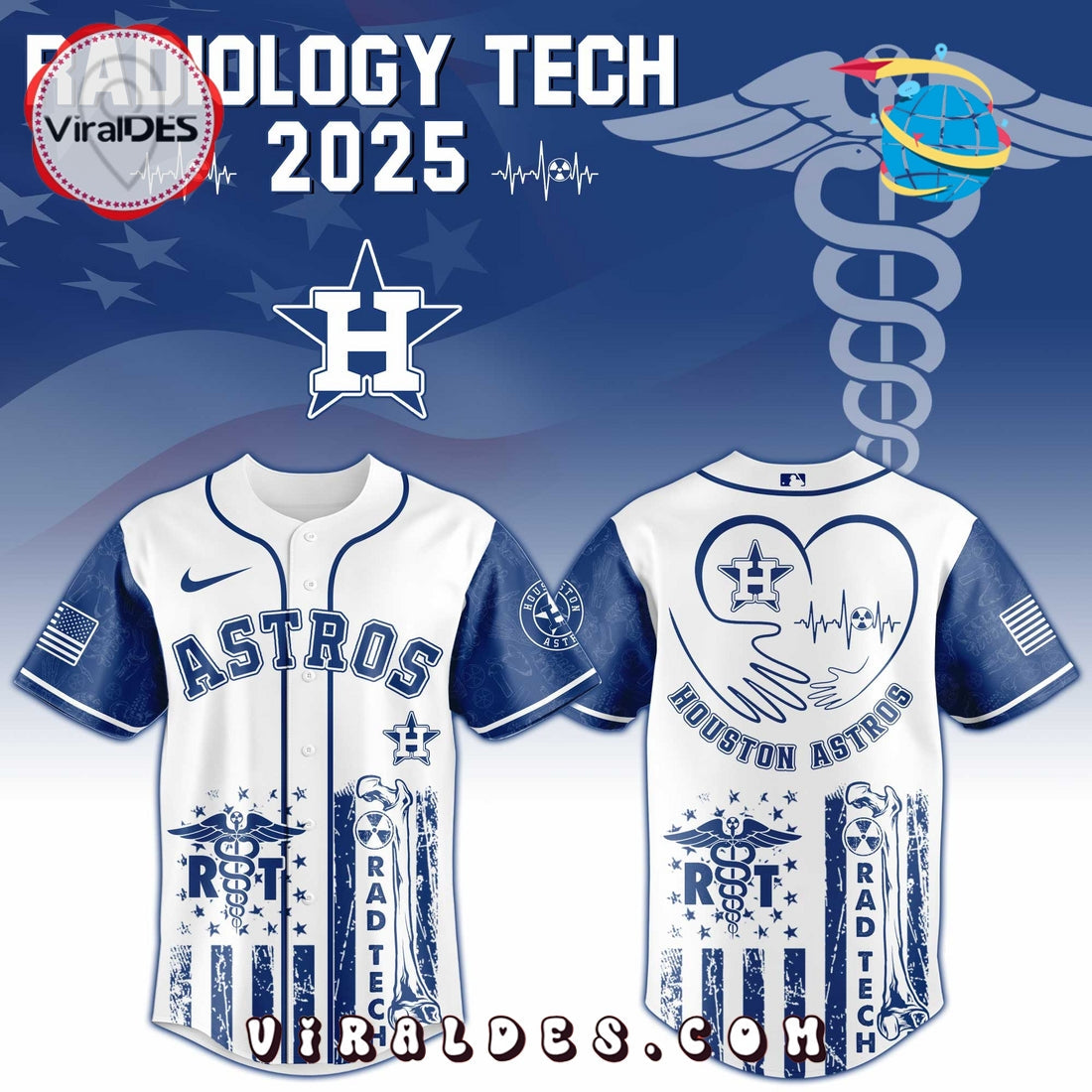 Houston Astros MLB x Radiology Tech Night Jersey