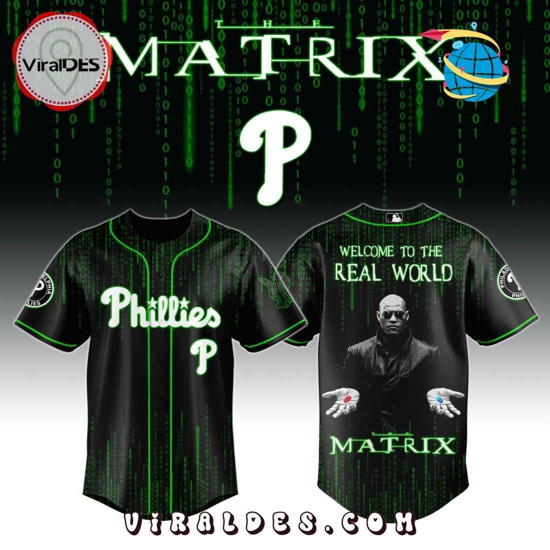 Philadelphia Phillies MLB The Matrix Baseball Jersey
