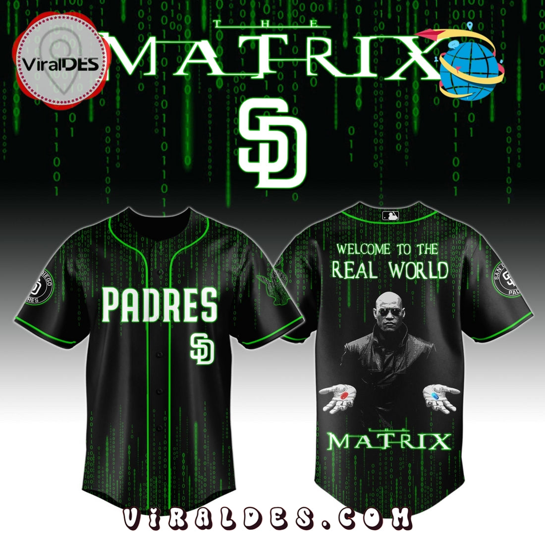 San Diego Padres MLB The Matrix Baseball Jersey
