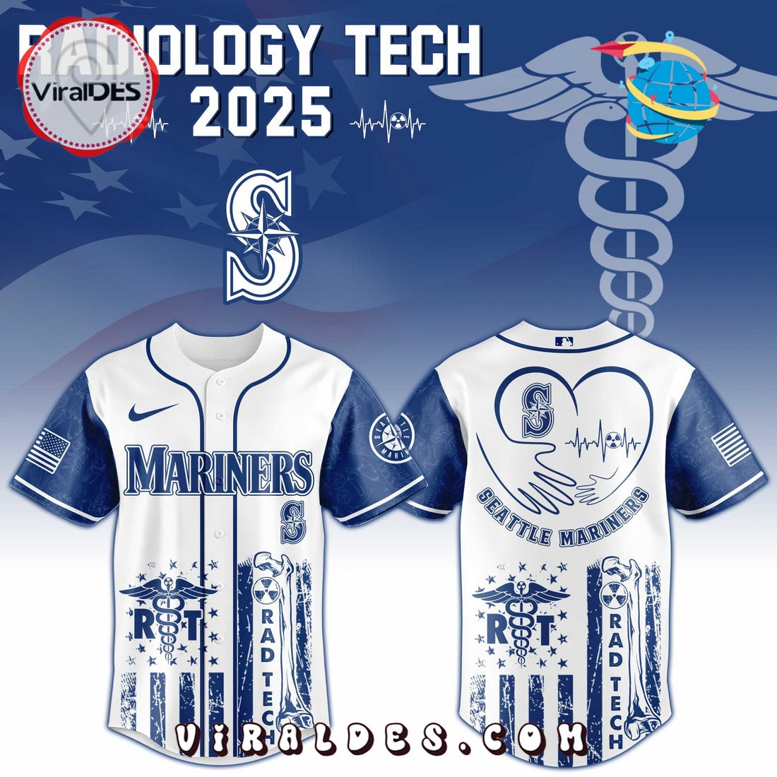 Seattle Mariners MLB x Radiology Tech Night Jersey