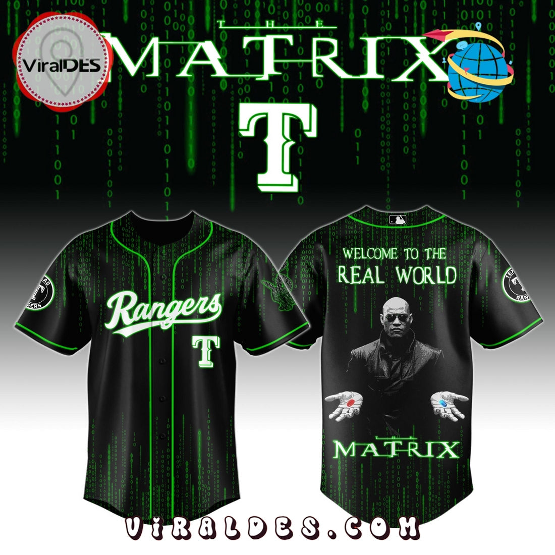 Texas Rangers MLB The Matrix Baseball Jersey